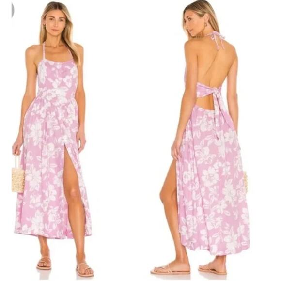 Free People Dresses & Skirts - Free People THE PERFECT SUNDRESS Linen Dress Hawaiian Floral | Sz XS